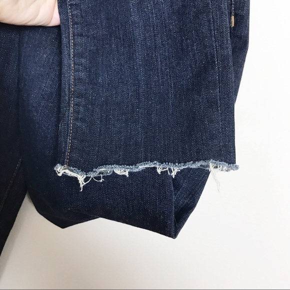 J Brand Skinny Leg Pure Dark Wash Released Hem 25 - Picture 5 of 8